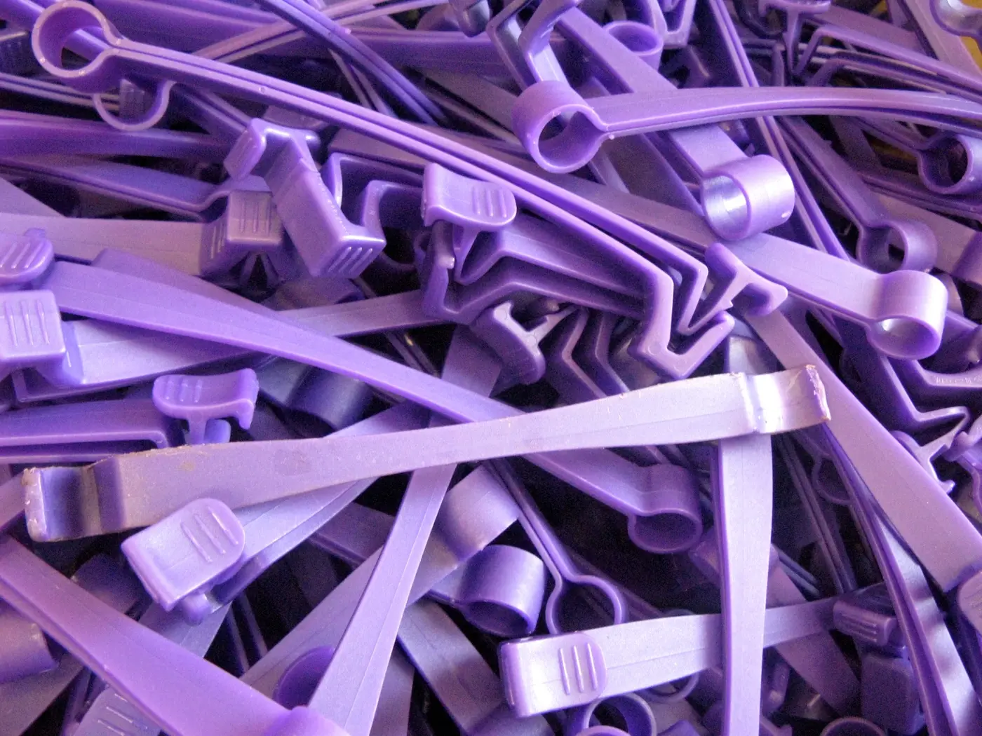 Purple Plastic Quilt Clips